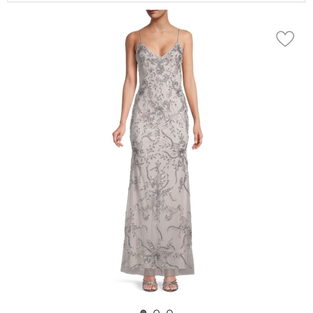 Aidan Mattox sequin gown
